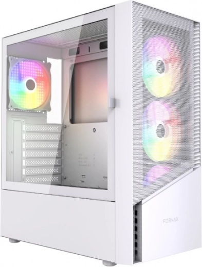 Fornax 4300 computer case midi tower ATX white