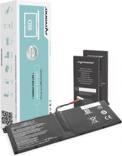 Movano-batterij voor Acer Aspire E3-111 laptop (55 Wh, 3600 mAh)