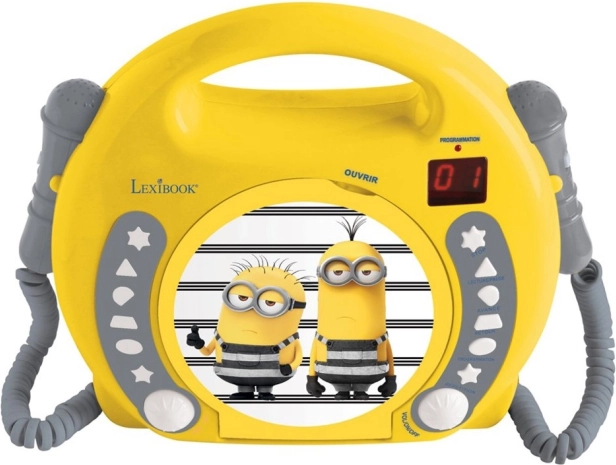 Portable CD Player with 2 Microphones Minions – Kids’ Karaoke