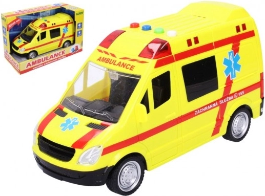 Ambulance met effecten 22 cm