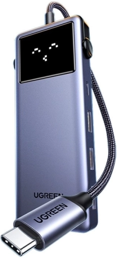 Hub USB-C Ugreen CM888 Uno 7-en-1 avec HDMI 4K, USB 3.0, PD et RJ45 - 1 pièce