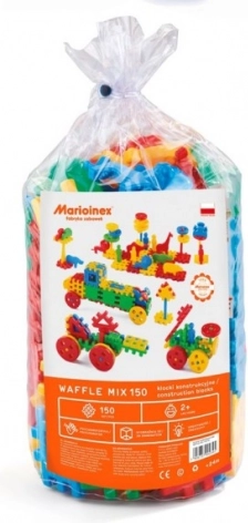 MARIOINEX Waffle Mix Building Set 150 pieces