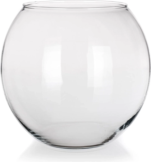 Glazen ronde vaas Globe 21,5 cm