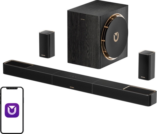 Soundbar ULTIMEA Skywave X50 with Dolby Atmos (5.1.4) and 8" Subwoofer