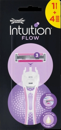 Women's Razor Wilkinson Intuition Flow Hybrid, 4 Heads