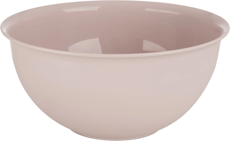 Sandy plastic kitchen bowl 23.5 cm, dusty pink