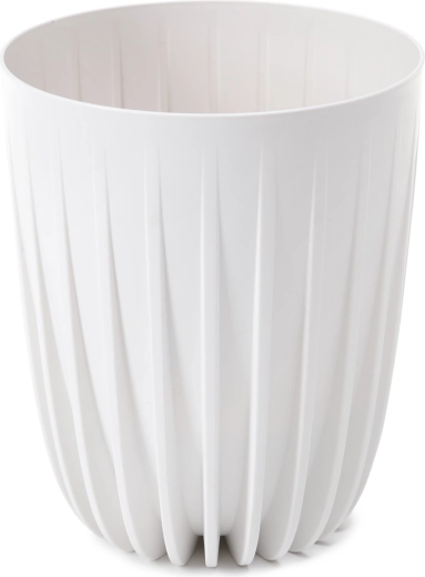 Pot MIRA 14,5 cm en plastique recyclé – blanc