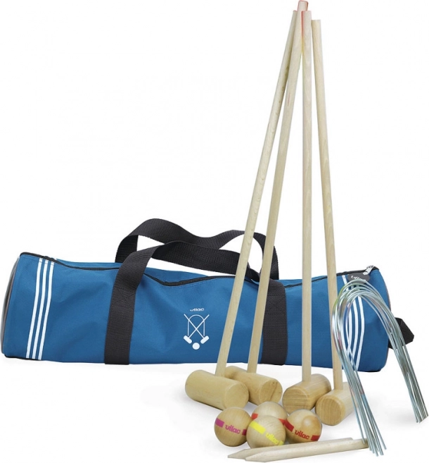 Vilac croquet for 4 players with bag