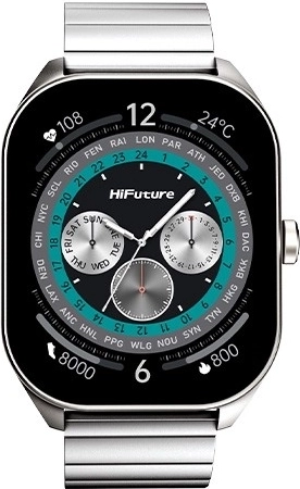 HiFuture FutureFit Apex Smartwatch silber