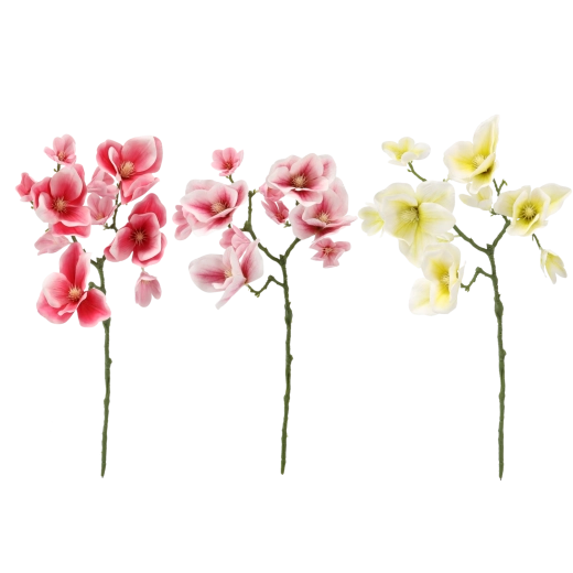 Branche artificielle de magnolia 56 cm – assortiment de couleurs