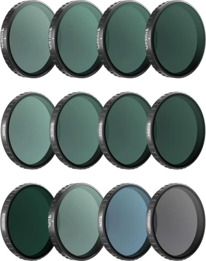 Freewell Filter Set for Osmo Action 6 Mega Kit – 12-piece