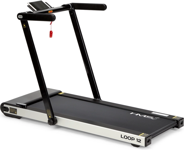 Tapis de course HMS Loop 12 – entraîneur électrique pliable pour la course à domicile