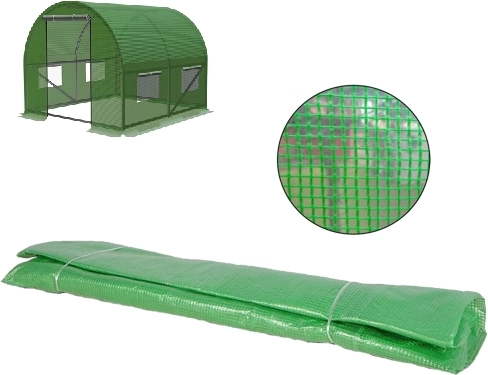 Versterkte hoes voor tuinkasfolie 2 × 2 × 2 m, PE 140 g/m² met UV-filter