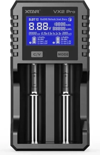 Xtar VX2 Pro Set Universal-Ladegerät für Akkus