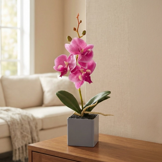 Künstliche dekorative Orchidee 29,5 cm - 1 Stück