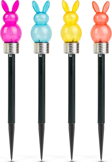 Solair priklampje in de vorm van een konijntje met witte led - 1 stuk