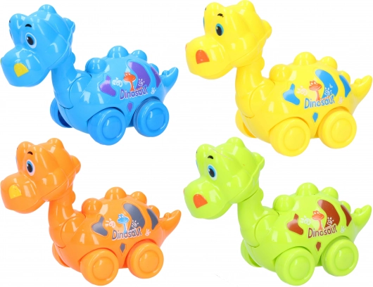Friction-Powered Dinosaurs 14 cm – colorful rolling toys for kids