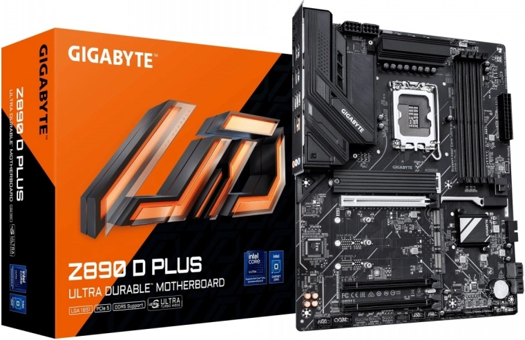 Gigabyte Z890 D Plus ATX-moederbord voor Intel LGA1851