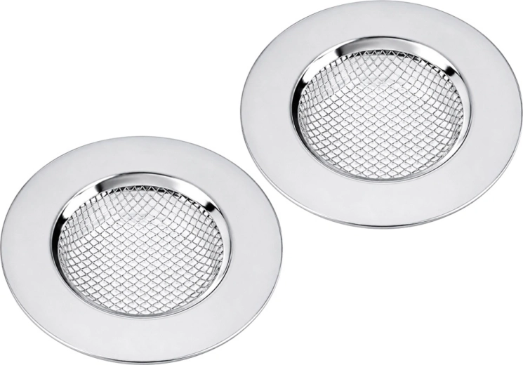 Stahlsieb für Spülbecken 6,5 cm, Set 2 Stück