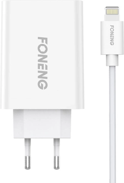 Chargeur rapide Foneng avec un port USB 10,5 W + câble USB–Lightning