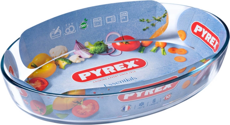 Ovale ovenschaal PYREX 3,1 l glas 35 × 24 × 6 cm