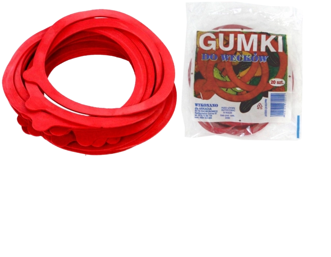 Lot de joints d’étanchéité rouges pour bocaux WECK – 20 pièces
