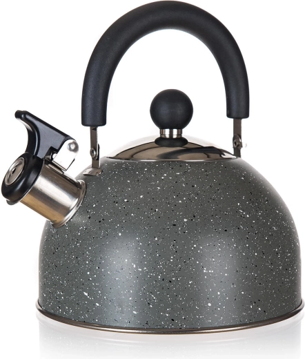 Whistling stainless steel kettle Granite Grey 1.7 l