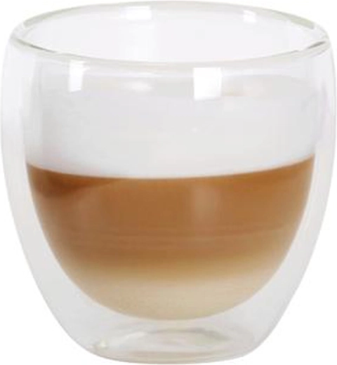 Tasse cappuccino en verre TORO en verre borosilicate double paroi 280 ml