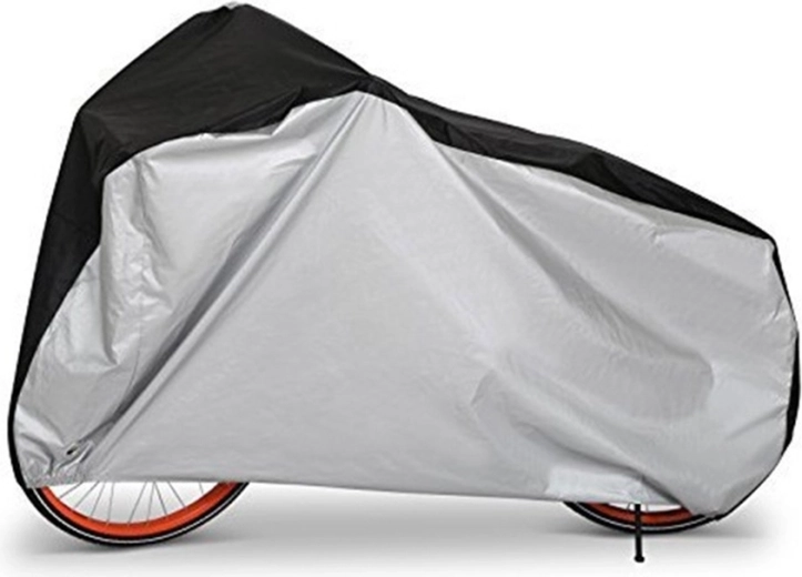 Waterproof universal bicycle cover with drawstring and buckle