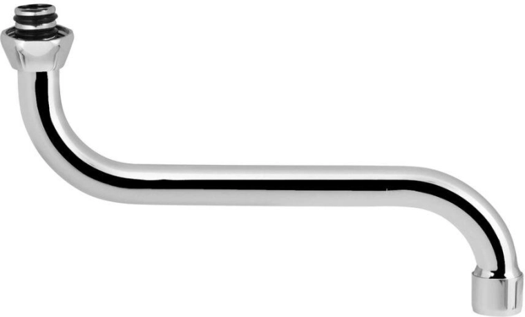 Auslaufarm 220 mm Chrom