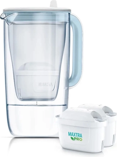 Carafe filtrante en verre 2,5 l + 2 filtres MAXTRA PRO Pure Performance