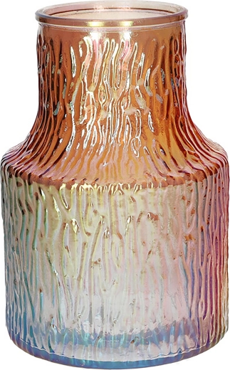 Vase Polina pêche nacrée 19,8 cm