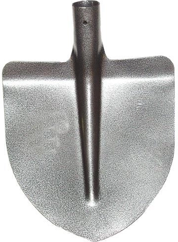 Heart-shaped shovel head without handle with hammer-finish powder-coated surface