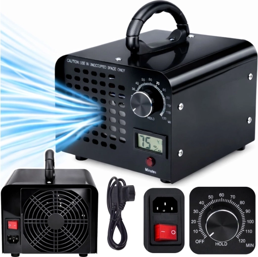 Ozon-Generator LEAN 60.000 mg/h mit LCD und Timer