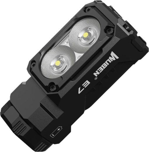 Wuben E7 hoofdlamp/zaklamp 1800 lm 6500K, zwart
