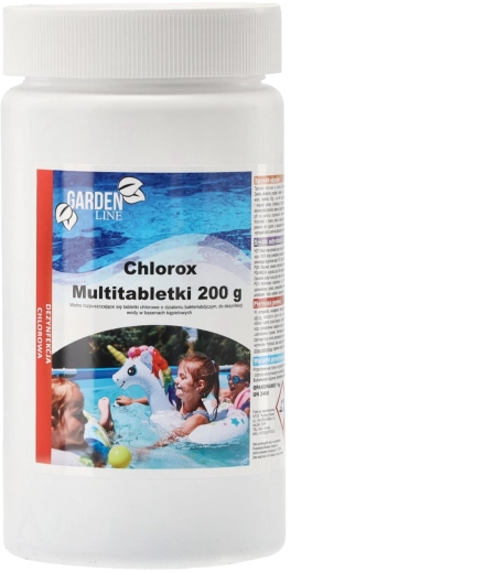 Chlorine multitabs CHLOROX 200 g, 1 kg pack