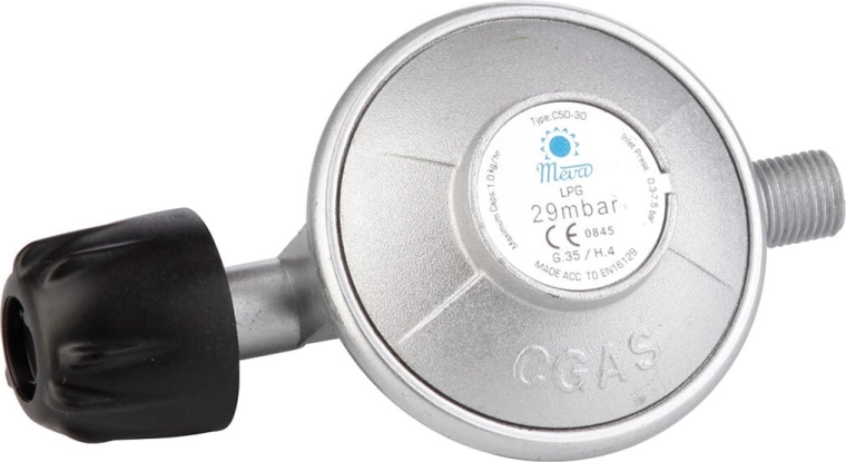 Gas cartridge pressure regulator 7/16 for low-pressure devices