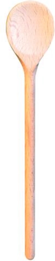 Cuillère en bois ronde 29,5 cm en hêtre