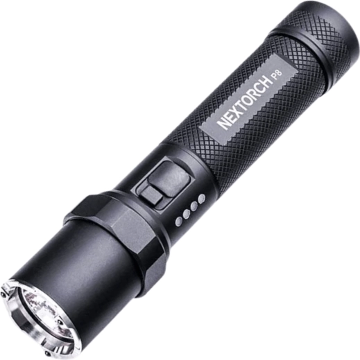 Nextorch P8 compacte tactische zaklamp 1600 lm met ingebouwd USB-C laden