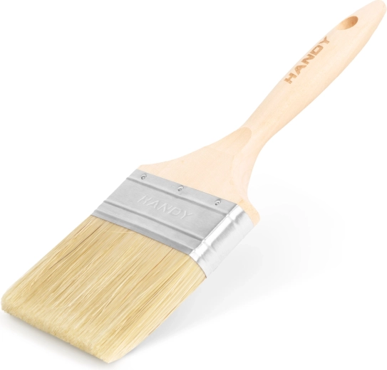Pinceau plat de peintre avec manche en bois, 100 mm