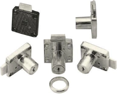 ARMSTRONG Drawer Lock, Nickel