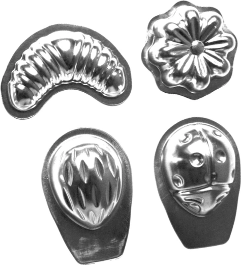 Set of tin-plated cookie cutters, mixed shapes, 20 pcs