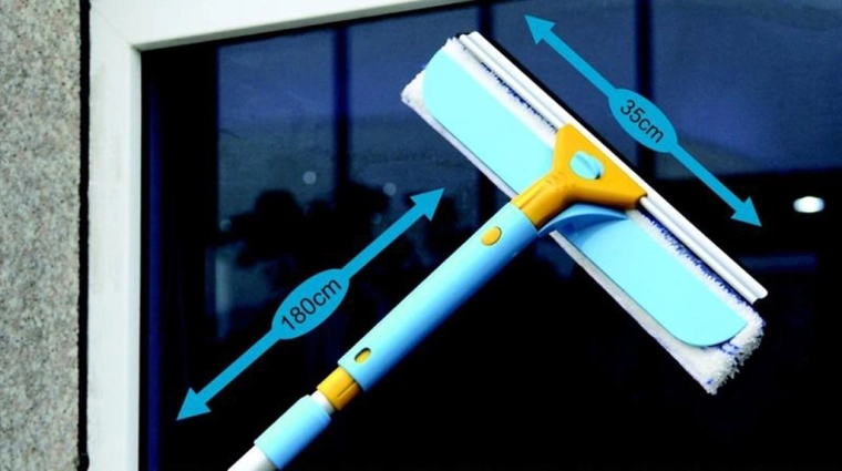 Fensterabzieher mit Teleskopstange TORO