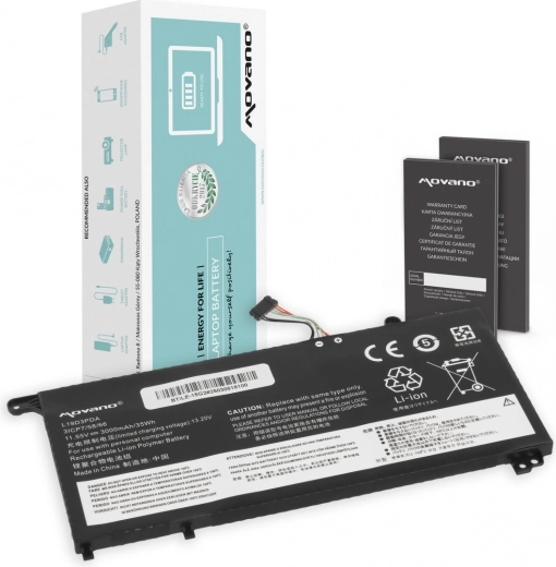 Batterie Movano L19M3PDA pour Lenovo ThinkBook 14/15 G2–G5 (IAP/ITL/ACL/ABA) 3000 mAh 35 Wh