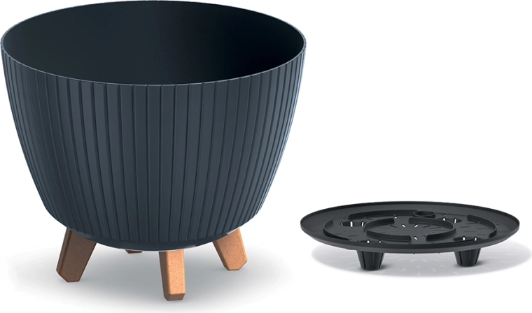 Lamia Flower Pot anthracite 23.2 cm