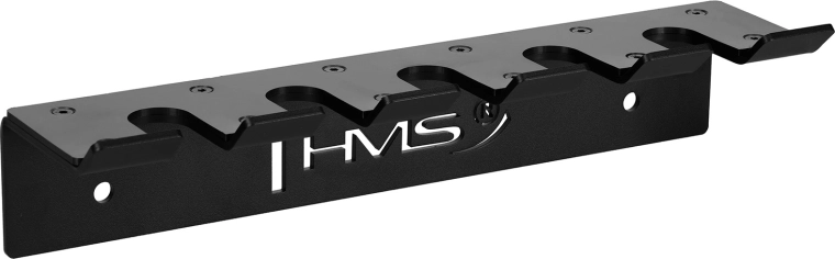 Support mural pour 5 barres olympiques HMS