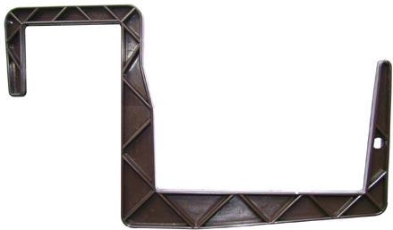 Support en plastique pour jardinières 11 × 15 cm, marron