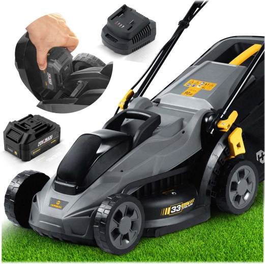 Accugrasmaaier Humberg 33 cm met borstelloze motor 20 V