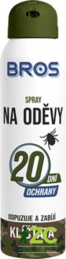 BROS clothing spray against ticks 90 ml