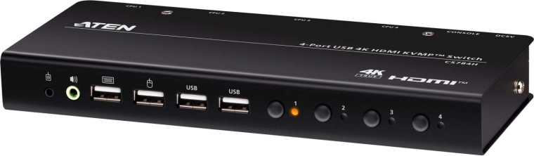 4-port USB HDMI KVMP Switch 4K